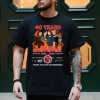 Red Hot Chili Peppers Shirt, Red Hot Chili Peppers 40 Years 1983 2023 — T-shirts pour hommes