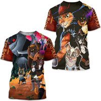 Character Puss In Boots T-shirt, The Last Wish Movie Shirt Gift, Movie Cartoon Shirt Gift — T-shirts pour hommes