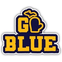 University Of Michigan Go Blue Sticker