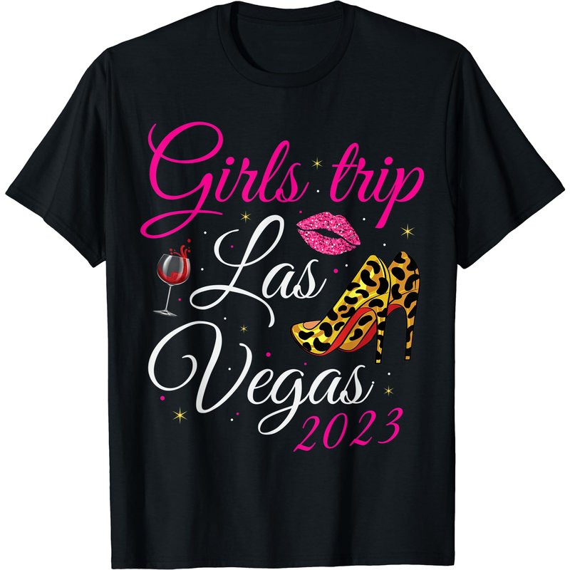 Las Vegas Girls Trip 2023 Girls Weekend Friends Matching T-shirt