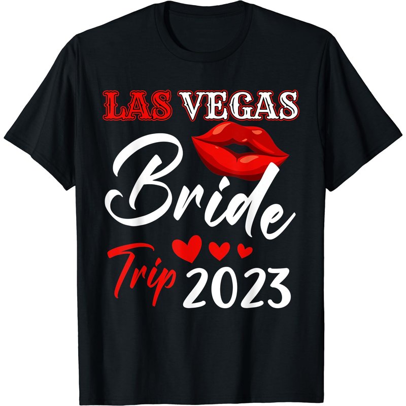 Las Vegas Bride Trip 2023 Bachelorette Party Trip Matching T-shirt — T-shirts pour hommes