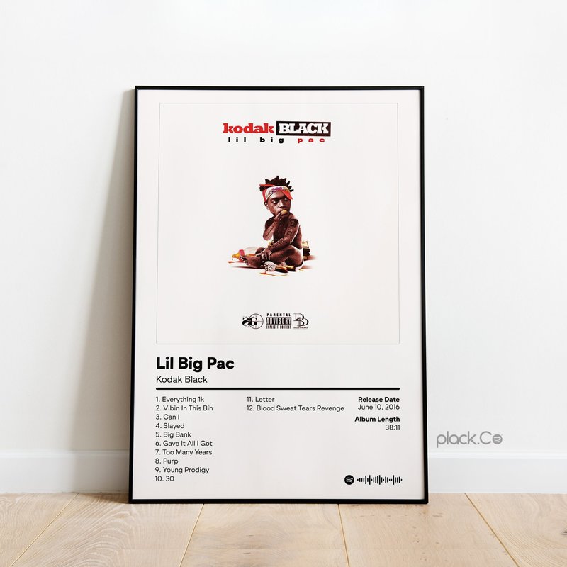 Kodak Black - Lil Big Pac Poster — Posters & Prints