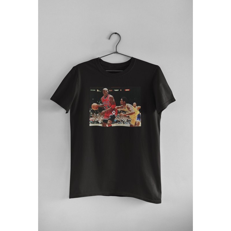 Kobe X Michael Jordan T Shirt, Iconic Picture, Goat Shirt — Mens T Shirts