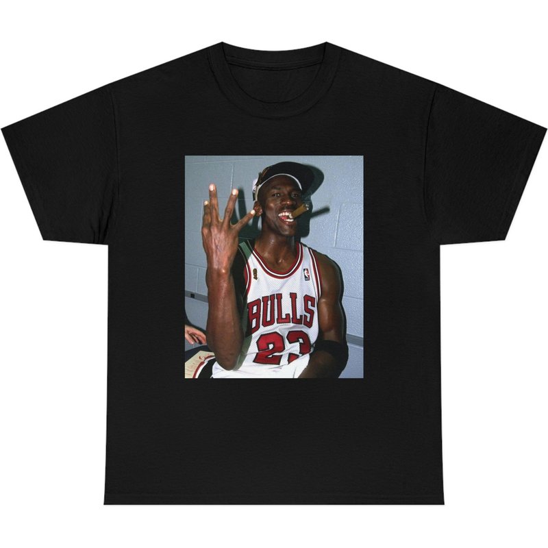 Michael Jordan 3 Peat Shirt — Mens T Shirts