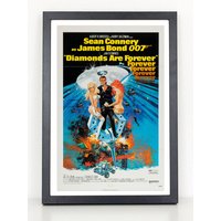 James Bond Diamonds Are Forever Reproduction Poster