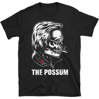 Skull Art George Jones Possum Country Music T Shirt