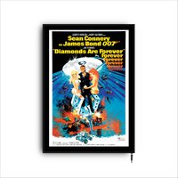 James Bond Diamonds Are Forever Poster — Posters & Prints