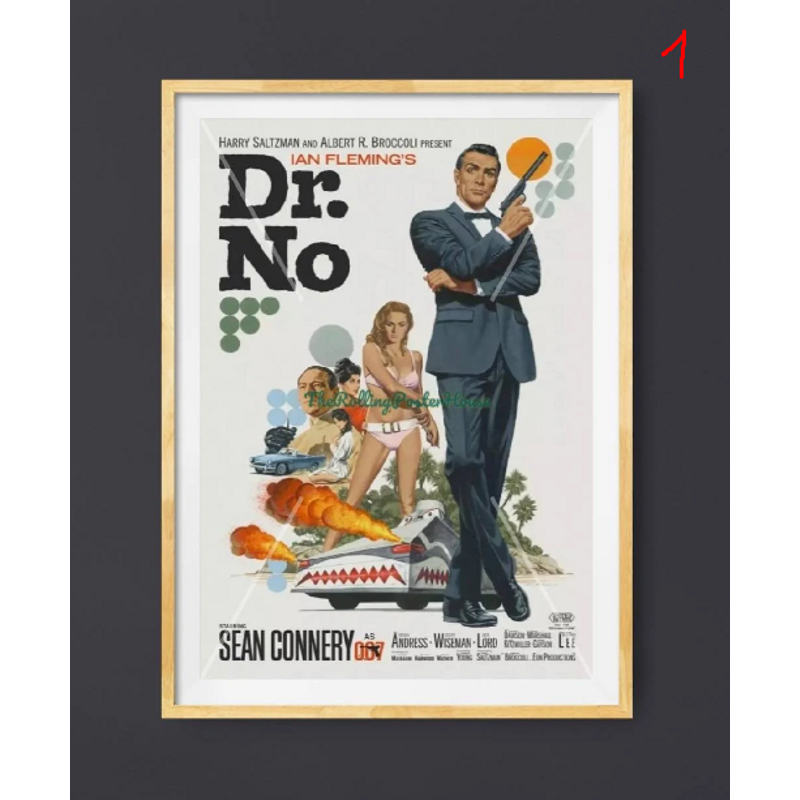 James Bond Vintage Movie Poster — Posters & Prints