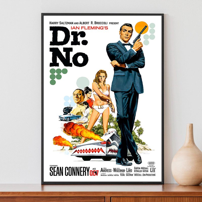 James Bond Dr No Pm (1962) Movie Poster — Posters & Prints