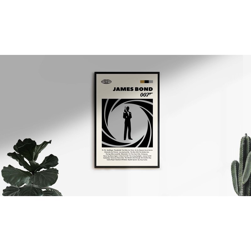 James Bond Poster — Posters & Prints