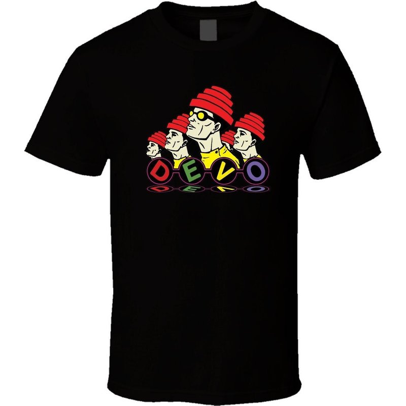 Devo Rock Band Tee Shirt — T-shirts pour hommes