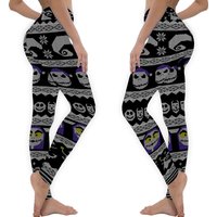 Nightmare Before Christmas Ugly Leggings