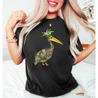 Mardi Gras Pelican Shirt,2023 Mardi Gras Carnival Shirt, Pelican Shirt