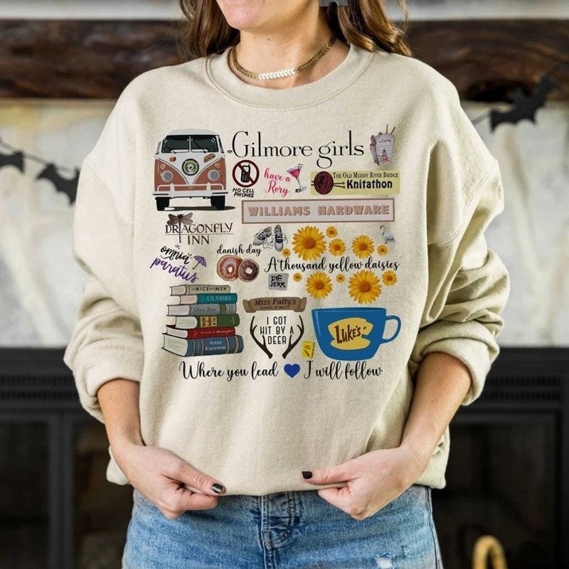 Gilmore Girls Shirt, Lukes Diner Sweatshirt — Sweats à capuche pour hommes