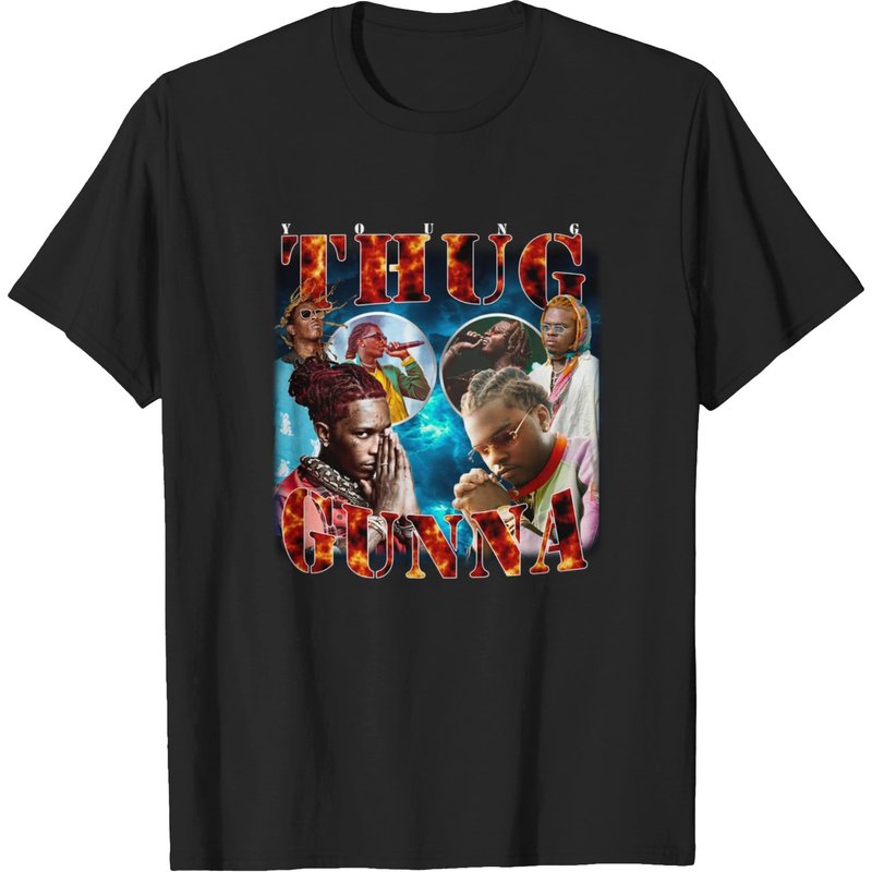 Young Thug Gunna Vintage T-shirt, Young Thug Gunna Shirt — T-shirts pour hommes