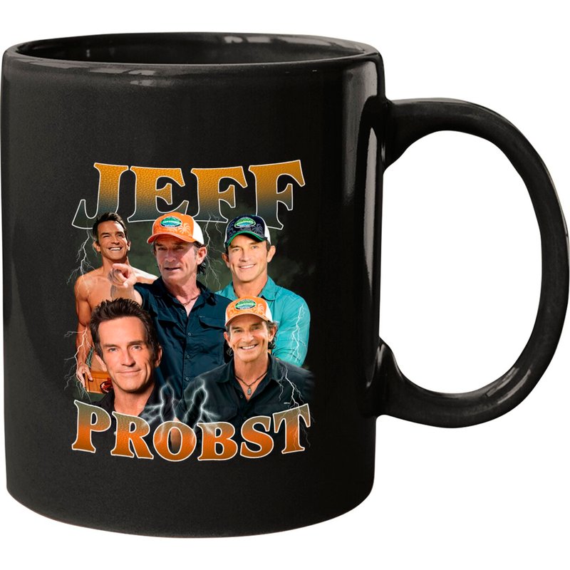 Jeff Probst Vintage Unisex Mugs, Vintage Jeff Probst Mugs — Mugs & Tumblers