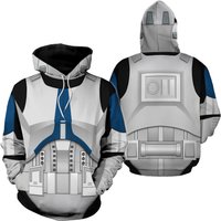 501st Clone Trooper Halloween Costumes 3d All Over Printed Hoodie — Mens Hoodies