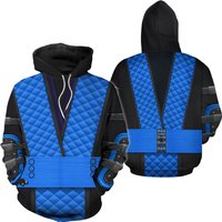 Sub-zero Costume 3d All Over Printed Hoodie — Sweats à capuche pour hommes