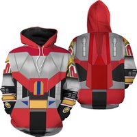 Dino Megazord Mighty Morphin 3d All Over Printed Hoodie