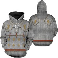 Knight Medieval Suit Of Armor 3d All Over Printed Hoodie