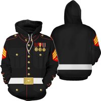Rank And Branhches Marine Corp Blues 3d All Over Printed Hoodie — Sweats à capuche pour hommes
