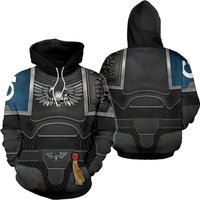 Unisex Tracksuit Space Marines Deathwatch 3d All Over Printed Hoodie — Sweats à capuche pour hommes