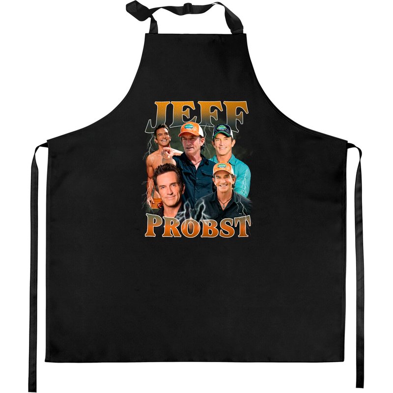 Jeff Probst Vintage Unisex Kitchen Aprons, Vintage Jeff Probst Kitchen Aprons — Tabliers de cuisine