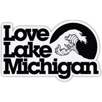 Love Lake Michigan Decal Sticker — Autocollants et stickers