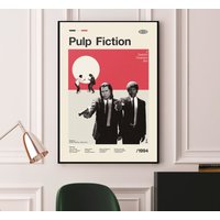 Pulp Fiction Movie Poster, Classic Movie Poster — Affiches et impressions