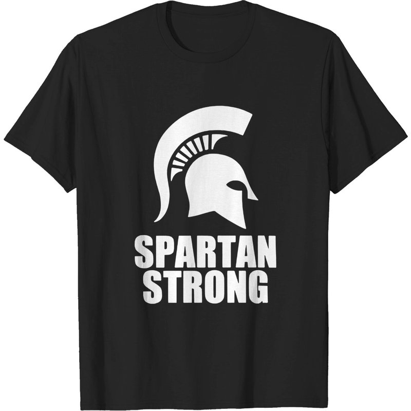 Msu Spartan Strong T Shirt — Mens T Shirts