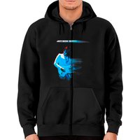Jeff Beck Zip Hoodies
