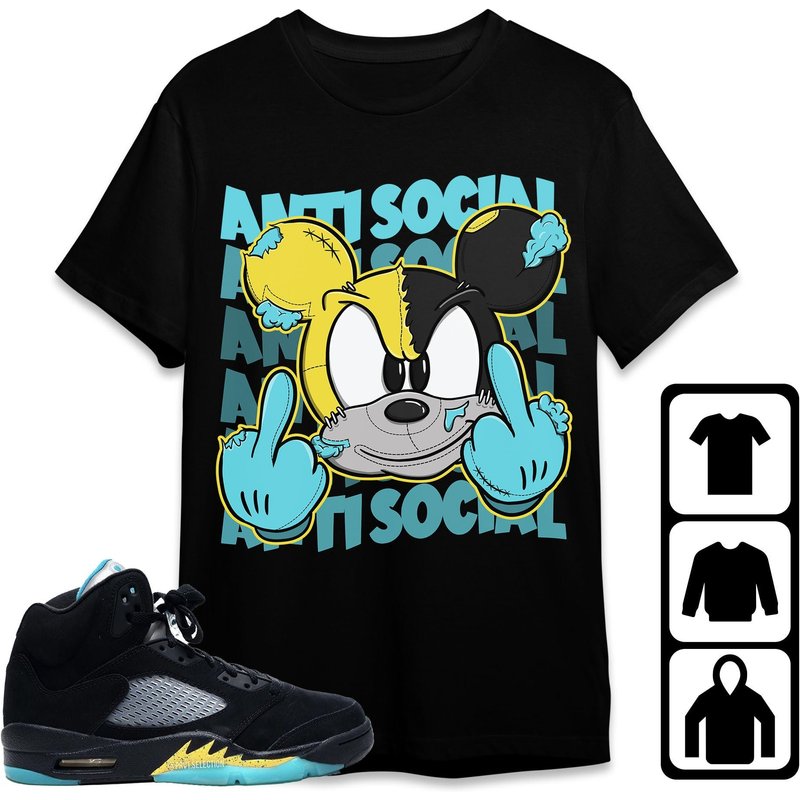 Jordan 5 Aqua Unisex T-shirt — Mens T Shirts