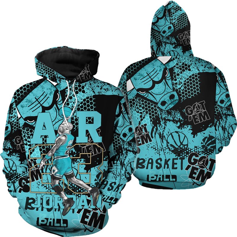 Pattern Jordan Goat Number 23 Sneaker Shirt — Sweats à capuche pour hommes
