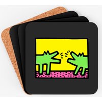Keith Haring Dog Merch Coasters