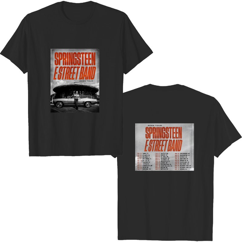Bruce Springsteen Springsteen & Estreetband 2023 Tour Double Sided T-shirt