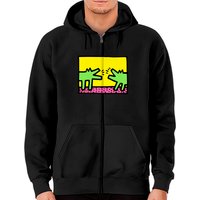 Keith Haring Dog Merch Zip Hoodies