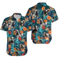Hawaiian Shirt For Cow Lovers Holstein Hawaiian Shirt