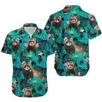 Ferret Tropical Hawaii Shirt