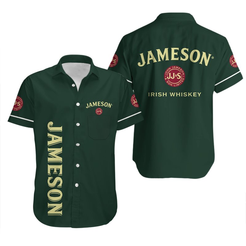 Jameson 2 Hawaiian Aloha Shirt Lovers Gift Beach Shirt — Chemises décontractées pour hommes