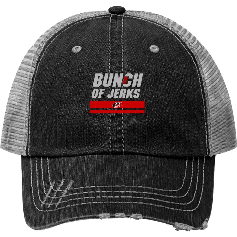 Bunch Of Jerks Logo Print Trucker Hats — Casquette de baseball