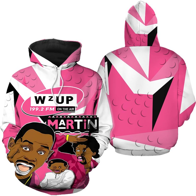 Martin Tv 90s Melanin Got Em Match Dunk Low Hyper Pink 3d Hoodie