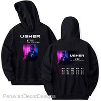 Usher My Way The Vegas Residency Tour 2023 Hoodie — Sweats à capuche pour hommes