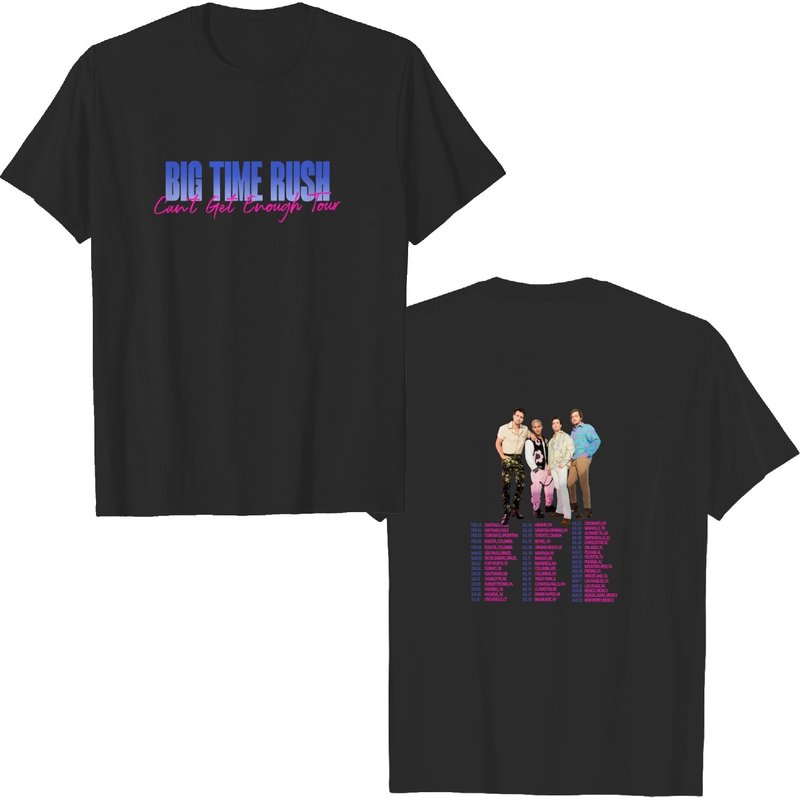 Big Time Rush Band Can't Get Enough Tour Shirt, Pop Music 2023 Tour Merch — Mens T Shirts