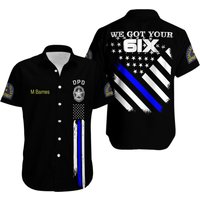 Dallas Police Department Button Shirt
