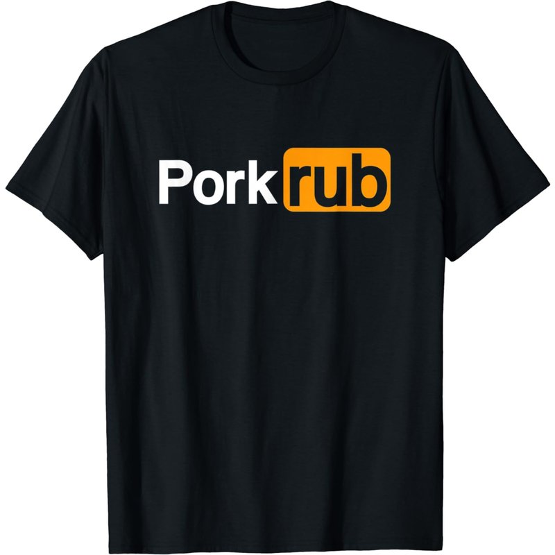 "pork Rub" Funny Bbq Barbecue T-shirt — T-shirts pour hommes