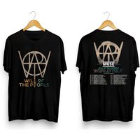 The Muse Logo World Tour 2023 Tour Dates 2 Sides Will Of The People Muse Band Shirt