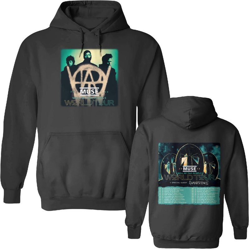 Vintage Muse Will Of The People World Tour 2023 Shirt, Muse Music Tour 2023 Hoodie