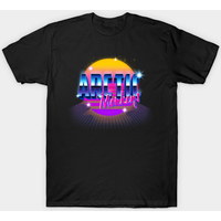 Great Gift For Monkeys Name Vintage Styles Color 70s 80s 90s T-shirt