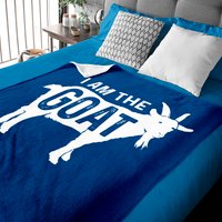 I Am The Goat Greatest Of All Time Funny Goat Baby Blankets — Couvertures pour bébé