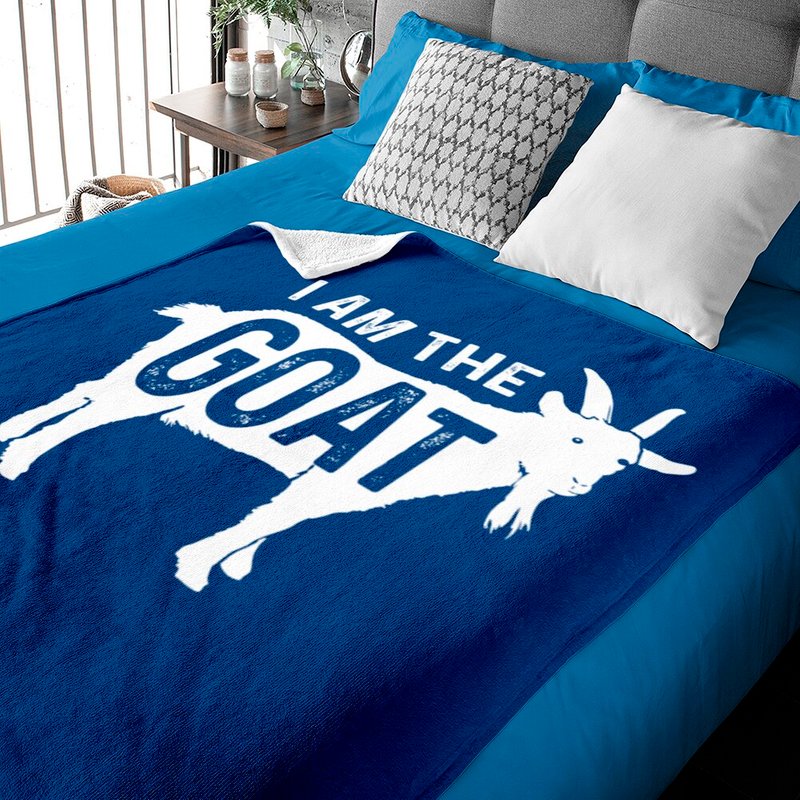 I Am The Goat Greatest Of All Time Funny Goat Baby Blankets — Baby Blankets